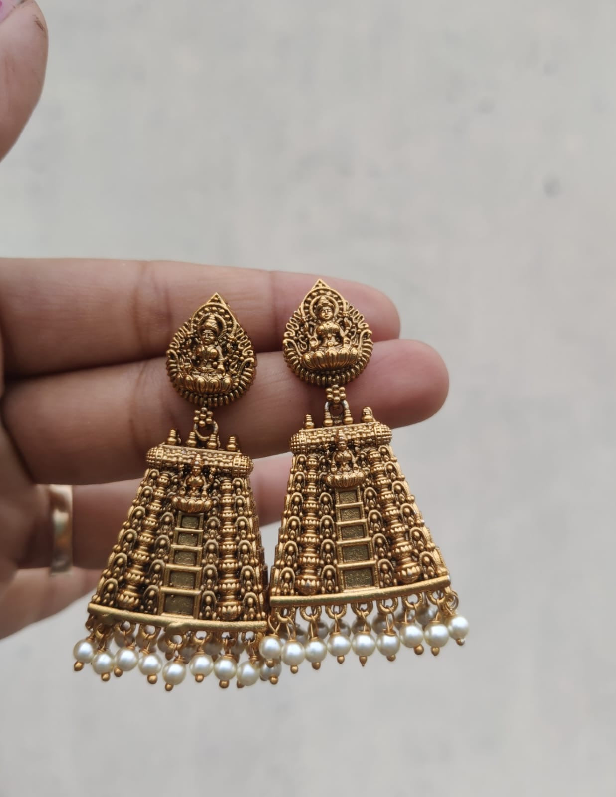 Combo 5 Meenakari Gopuram Enamel Painted Jhumki For You