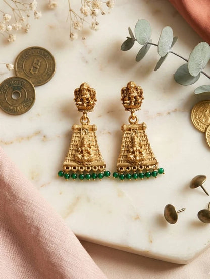 Combo 5 Meenakari Gopuram Enamel Painted Jhumki For You