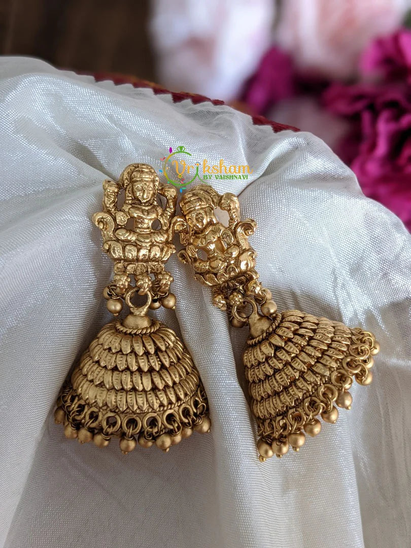 Combo 3 Meenakari Gopuram Jhumki Set